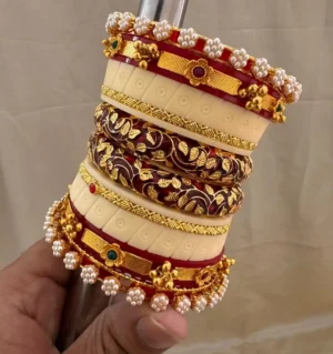 Rajputi Oil Painted Bur Dhalu Chura