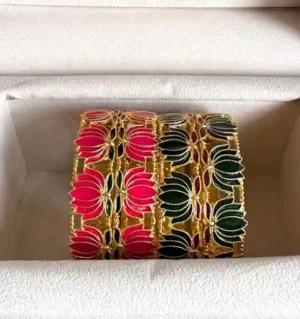 Combo of lotus bangle